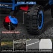 MACCHINA ELETTRICA PER BAMBINI 3-8 ANNI 24V CON GUIDA MANUALE E TELECOMANDO VELOCITÀ 5-7KM/H BLU