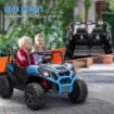 MACCHINA ELETTRICA PER BAMBINI 24V A 2 POSTI CON TELECOMANDO E 3 VELOCITÀ ETÀ 3-8 ANNI BLU