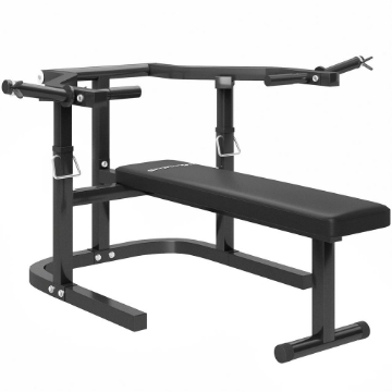 MACCHINA PETTORALI AD ALTEZZA REGOLABILE IN ACCIAIO 150X150X60-85 CM NERO