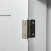 MOBILE BAGNO A 2 ANTE CON RIPIANO REGOLABILE E 2 CASSETTI IN LEGNO 60X30X75 CM BIANCO