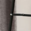 SPECCHIO A FIGURA INTERA CON CORNICE ONDULATA IN VELLUTO SPECCHIO DA TERRA E DA PARETE 160X50 CM BIANCO