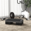 STEPPER FITNESS REGOLABILE A 10.5/15.5/20.5 CM CON SUPERFICIE ANTISCIVOLO E CAPACITÀ 250 KG GRIGIO