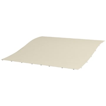 TELO DI RICAMBIO PER PERGOLA DA GIARDINO 2.5X3 M CON 8 FORI DI DRENAGGIO IN POLIESTERE 297X243 CM BEIGE