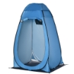 TENDA DOCCIA DA CAMPEGGIO E SPIAGGIA CON PORTA A CERNIERA E BORSA DI TRASPORTO 126X124X189 CM BLU
