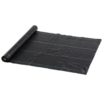 TELO PER PACCIAMATURA 100X1 M TRASPIRANTE E ANTI-UV IN POLIPROPILENE NERO