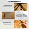 TENDA DA CAMPEGGIO PER 3 PERSONE IMPERMEABILE CON TASCHE GANCIO PER LANTERNA E BORSA DI TRASPORTO ARANCIONE