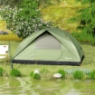 TENDA DA CAMPEGGIO PER 3 PERSONE IMPERMEABILE CON TASCHE GANCIO PER LANTERNA E BORSA DI TRASPORTO VERDE