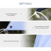 TENDA DA SOLE PORTATILE 3X3 M TENDALINO PARASOLE IMPERMEABILE PER CAMPEGGIO E SPIAGGIA BIANCO