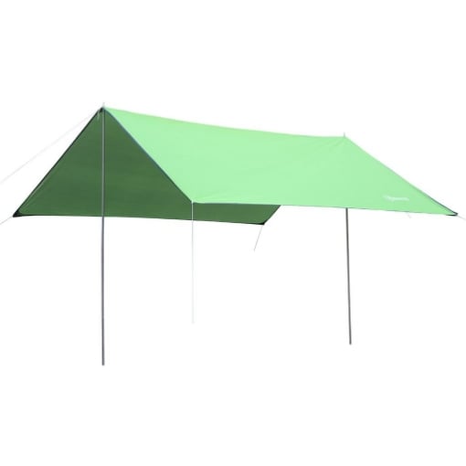 TENDA DA SOLE PORTATILE 3X3 M TENDALINO PARASOLE IMPERMEABILE PER CAMPEGGIO E SPIAGGIA VERDE