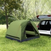 TENDA DA CAMPEGGIO PER 3 PERSONE IMPERMEABILE CON TASCA GANCIO PER LANTERNA E BORSA 2X2X1.35M VERDE