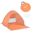 TENDA DA SPIAGGIA POP UP CON PROTEZIONE UV 30+ E BORSA DI TRASPORTO 200X150X119 CM ARANCIONE