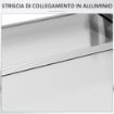 PENSILINA DA ESTERNO PER FINESTRE E PORTE IN POLICARBONATO E ALLUMINIO 200X100X26 CM TRASPARENTE