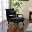 POLTRONA LETTO 3 IN 1 CON SCHIENALE RECLINABILE IN 5 POSIZIONI E CUSCINO 63X73X81 CM NERO