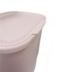 CONTENITORE MONTE BIANCO MULTIUSO CON RILIEVO E FANTASIA IN COLORAZIONE ROSA 50LT 40X36X54 CM 