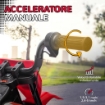 MOTO ELETTRICA PER BAMBINI CON ROTELLE E INDICATORE DI CARICA IN PP E METALLO 107X56X70 CM ROSSO