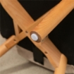 POLTRONA RELAX CON POUF POGGIAPIEDI IN VELLUTO A COSTINE CON SCHIENALE ALTO E BRACCIOLI BEIGE