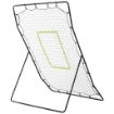 REBOUNDER PER CALCIO E BASEBALL PIEGHEVOLE CON ZONA DI PRECISIONE IN PE E METALLO 123X90X174 CM NERO