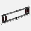 POWER TWISTER A 4 MOLLE CON RESISTENZA DA 10 A 80 KG IN ACCIAIO INOX 80X22X5 CM NERO