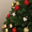 ALBERO DI NATALE ARTIFICIALE DA 195 CM CON 1838 RAMI CON BASE IN ACCIAIO PER INTERNI VERDE