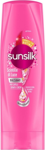 SUNSILK BALSAMO SCINTILLE DI LUCE BALSAMO ANTICRESPO DISTRICANTE DI JOJOBA COLLAGENE PROTEINE DI PERLA E BIOTINA 200 ML OKX
