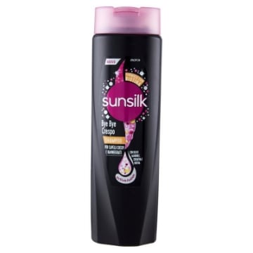 SUNSILK SHAMPOO BYE BYE CRESPO PER CAPELLI CRESPI E DANNEGGIATI FORMULA CON BIOTINA OLIO DI MANDORLE E CHERATINA 250 ML OKX