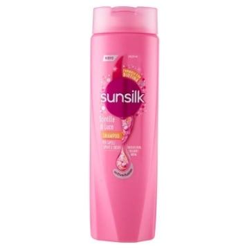 SUNSILK SHAMPOO SCINTILLE DI LUCE PER CAPELLI SPENTI E CRESPI FORMULA CON BIOTINA OLIO DI JOJOBA E COLLAGENE 250 ML OKX