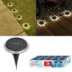 HIGH TECH 1 FARETTO SEGNAPASSI A ENERGIA SOLARE FORMA TONDA DIAMETRO 11 CM INSERIBILE NEL TERRENO OKX