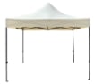 MA MAISON GAZEBO PIEGHEVOLE PREMIUM 3X3 MT ECRÙ GAMBE ESAGONALI ALTEZZA LIBERA 190 CM FUNZIONE ANTIVENTO E IMPERMEABILE OKX