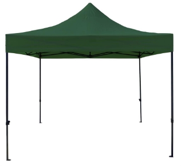 MA MAISON GAZEBO PIEGHEVOLE PREMIUM 3X3 MT VERDE GAMBE ESAGONALI ALTEZZA LIBERA 190 CM FUNZIONE ANTIVENTO E IMPERMEABILE OKX