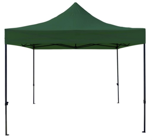 MA MAISON GAZEBO PIEGHEVOLE PREMIUM 3X3 MT VERDE GAMBE ESAGONALI ALTEZZA LIBERA 190 CM FUNZIONE ANTIVENTO E IMPERMEABILE OKX