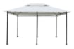 MA MAISON GAZEBO PIRAMIDE 3X4 MT BIANCO COPERTURA 180 GSM TUBO 20 MM STRUTTURA IN METALLO VERNICIATO A POLVERE 