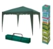 MAURY'S GAZEBO PIEGHEVOLE QUADRATO 3 X 3 MT IN COLORE VERDE CON SACCA