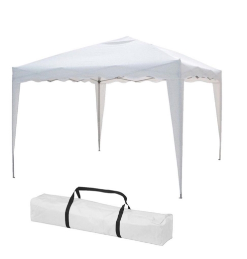 MAURY'S GAZEBO PIEGHEVOLE 3 X 3 MT IN COLORE BIANCO CON SACCA