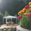 MAURY'S GAZEBO PIEGHEVOLE 3 X 3 MT IN COLORE BIANCO CON SACCA