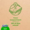 SWIFFER STARTER KIT SCOPA LAVAPAVIMENTI PER PAVIMENTI IN LEGNO E ALTRI MATERIALI -1 SCOPA + 6 PANNI LAVAPAVIMENTI