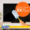 KIT SWIFFER PIUMINO CATTURAPOLVERE (1 MANICO + 7 RICAMBI) EFFICACE SUL 100% DELLA POLVERE 