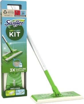 Compatibile Swiffer Ricariche Per Spolverino Swiffer - 4 Panni Lavabili