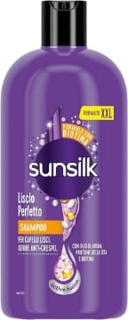 SUNSILK SHAMPOO LISCIO PERFETTO ACTIVE FUSION OLIO DI ARGAN PROTEINE DELLA SETA E BIOTINA FORMATO XXL 810 ML OKX