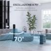 VENTILATORE A TORRE 45W A 4 MODALITÀ E 3 VELOCITÀ CON TIMER DA 12H IN ABS Ø31.5X96 CM NERO