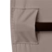 TETTO DI RICAMBIO PER GAZEBO 3X3M IN POLIESTERE CON PRESE D'ARIA E FORI DI DRENAGGIO BEIGE