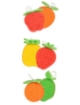 MAURY'S UNA SPUGNA DA BAGNO A FORMA DI FRUTTA  MORBIDA PER IL CORPO CON GANCIO PER APPENDERLA NELLA DOCCIA - ASSORTITA