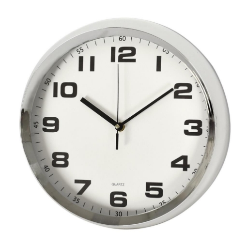 MAURY'S OROLOGIO NEW YORK CM.30 STILE CLASSICO E LINEARE CON NUMERI GRANDI E MECCANISMO CLASSICO COLORI ASSORTITI 