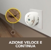 RAID INSETTICIDA ELETTRICO BASE + RICARICA NIGHT&DAY REPELLENTE ZANZARE INODORE A SABBIA COMPRESSA CONFEZIONE DA 3 RICARICHE OKX