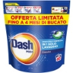 DASH ECODOSI DETERSIVO BUCATO LAVATRICE CLASSICO SMACCHIA E IGIENIZZA 60 LAVAGGI 1086 G OKX