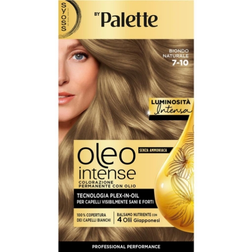 PALETTE SYOSS - OLEO INTENSE SENZA AMMONIACA COLORAZIONE PERMANENTE CON OLIO 7-10 BIONDO NATURALE OKX