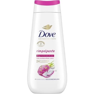 DOVE DOCCIASCHIUMA DRAGON FRUIT & COCCO RIMPOLPANTE PELLE MORBIDA EFFETTO CREMA 225 ML OKX