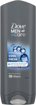 DOVE MEN+CARE COOL FRESH DOCCIASCHIUMA UOMO 3 IN 1 IDRATANTE CORPO VISO E CAPELLI 250ML OKX