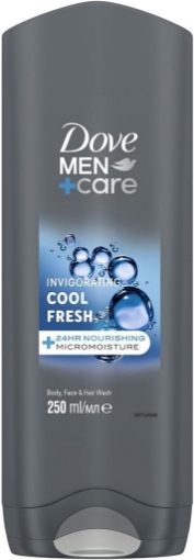DOVE MEN+CARE COOL FRESH DOCCIASCHIUMA UOMO 3 IN 1 IDRATANTE CORPO VISO E CAPELLI 250ML OKX