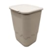 CONTENITORE MONTE BIANCO MULTIUSO CON RILIEVO E FANTASIA IN COLORAZIONE TORTORA 50LT 40X36X54 CM 
