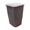 CONTENITORE MONTE BIANCO MULTIUSO CON RILIEVO E FANTASIA IN COLORAZIONE GRIGIO 50LT 40X36X54 CM 
